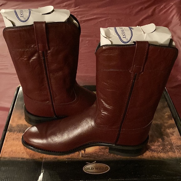 NEW-Old West Men’s Roper Boot - Picture 4 of 5